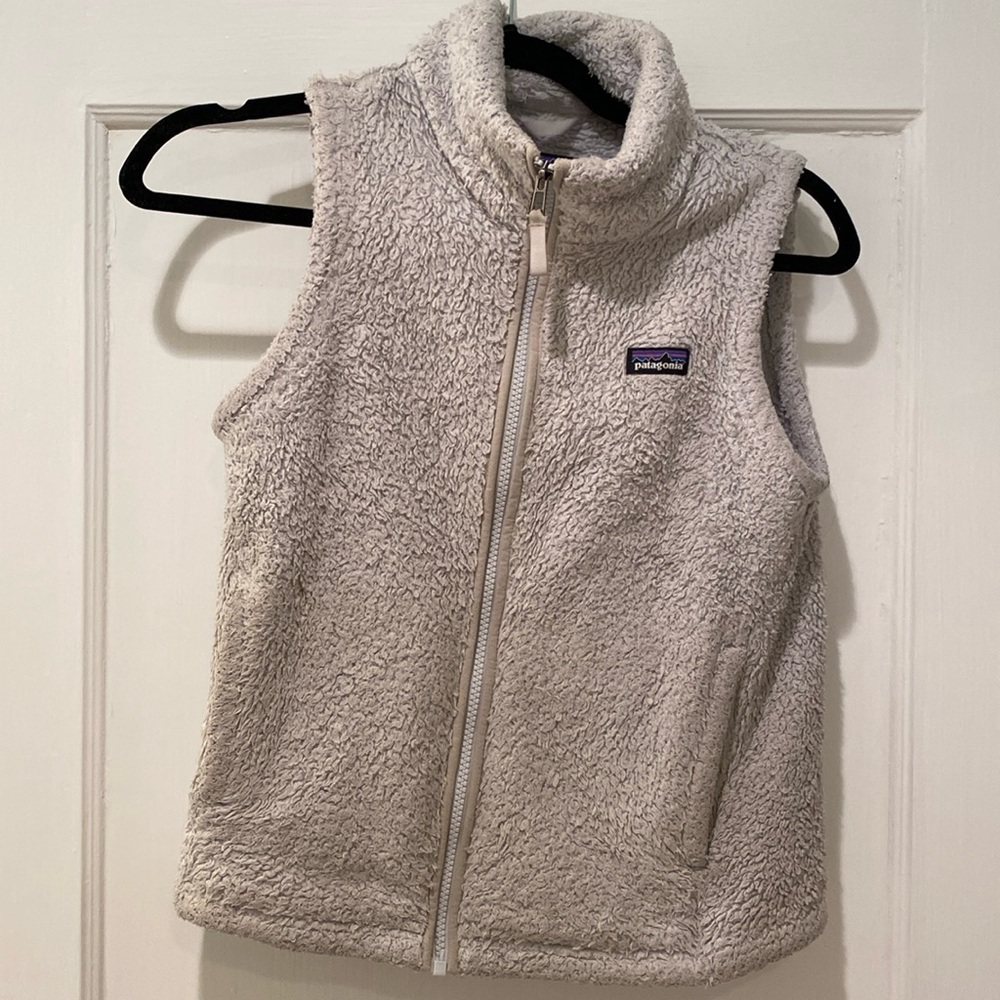 Gray Patagonia Kids Vest. Sz L